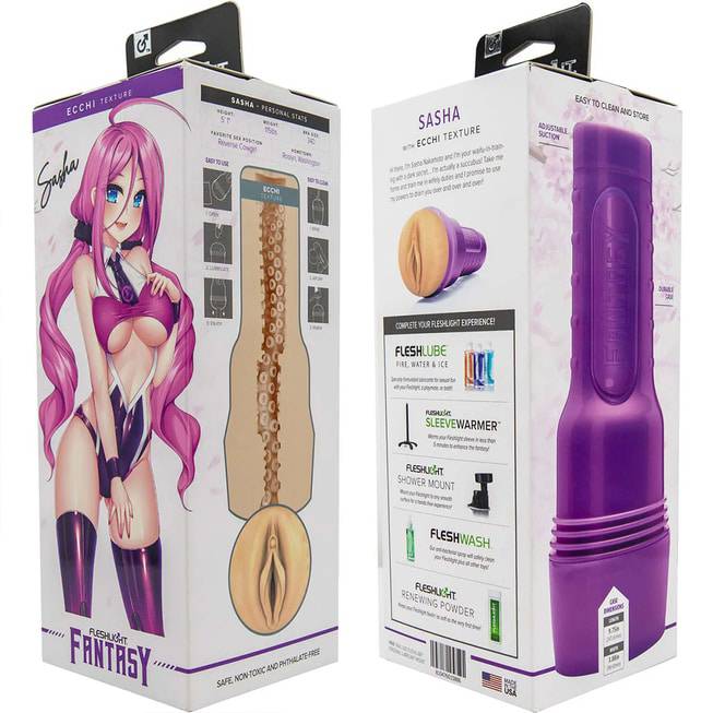 Fleshlight Sasha Nakamoto Ecchi Mông Tím Thật 24cm