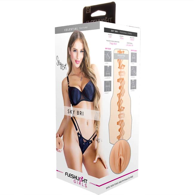 Fleshlight Sky Bri Celestial Vagina Cup Trắng Siêu Chất