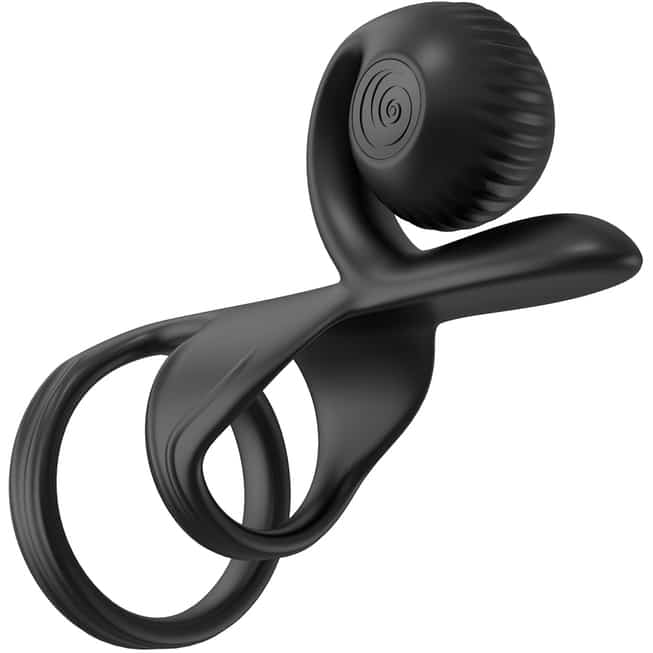 SVibe Snail Jovi Vòng rung cầm bi đen remote 3.5cm