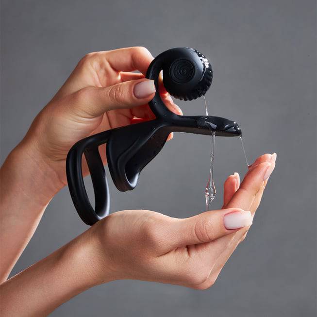 SVibe Snail Jovi Vòng rung cầm bi đen remote 3.5cm