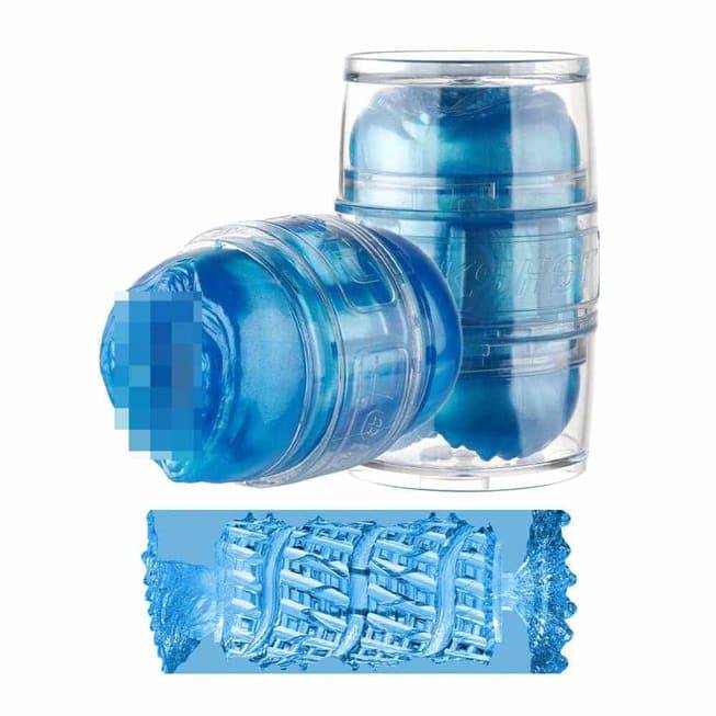 Fleshlight Quickshot Alien 2 lỗ TPE trong suốt 11.3cm