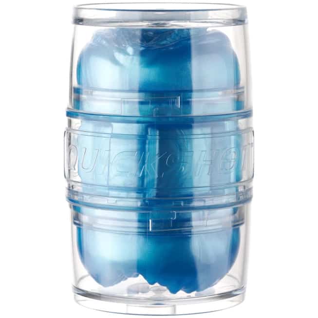Fleshlight Quickshot Alien 2 lỗ TPE trong suốt 11.3cm