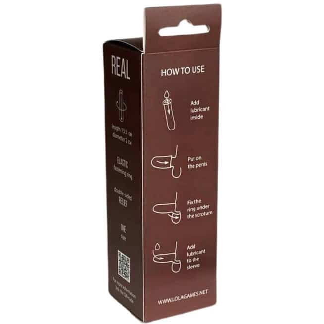 Nasádka Penis Lola Real Extra Size Bọt Bong Tự Tin Lớn