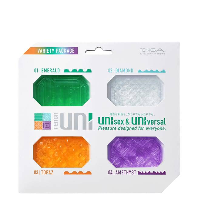 Tenga Uni Variety Pack 4pc Masturbator Cặp Đôi