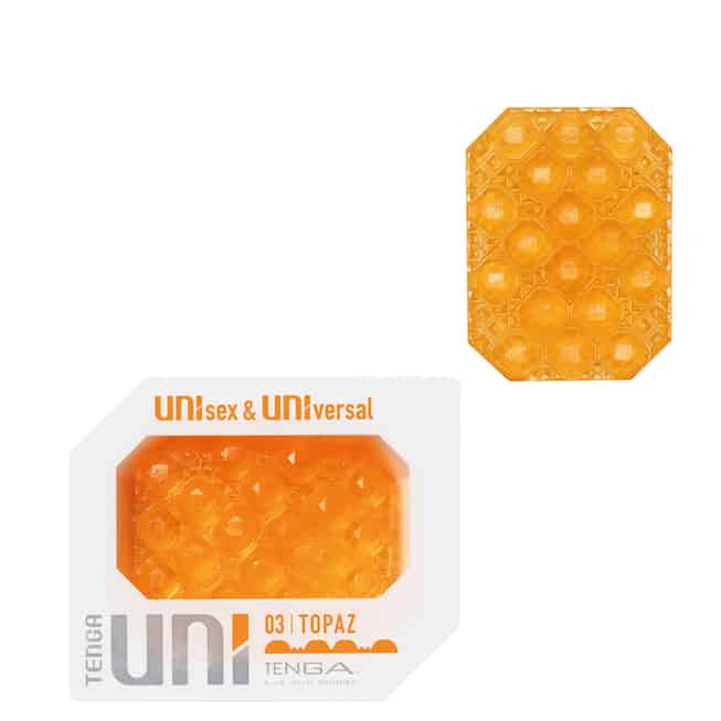Tenga Uni 03 Topaz Masturbator Đôi Cam Siêu Thỏa Mãn