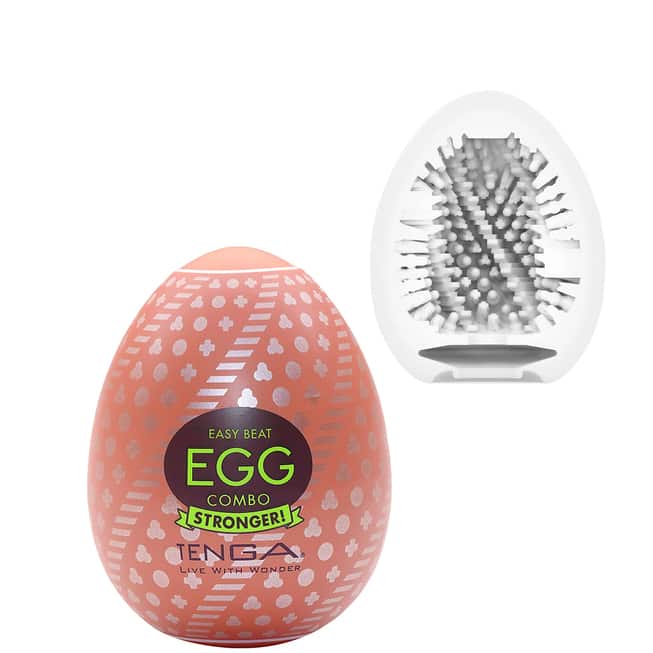 Tenga Egg Hard-Boiled Combo Trắng 7cm Siêu Chặt Mịn
