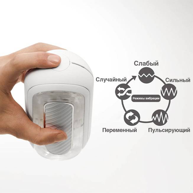 Tenga Flip Zero Gravity Vibro Trắng 18cm Không Trọng