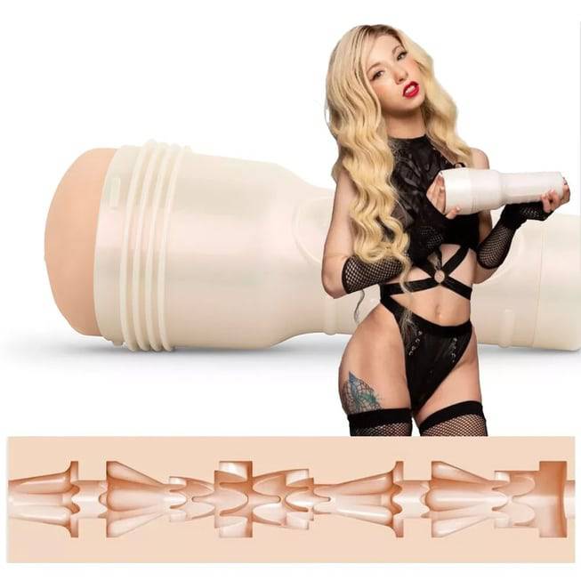 Fleshlight Kenzie Reeves Cream Puff Trắng 25cm