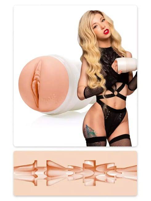 Fleshlight Kenzie Reeves Cream Puff Trắng 25cm