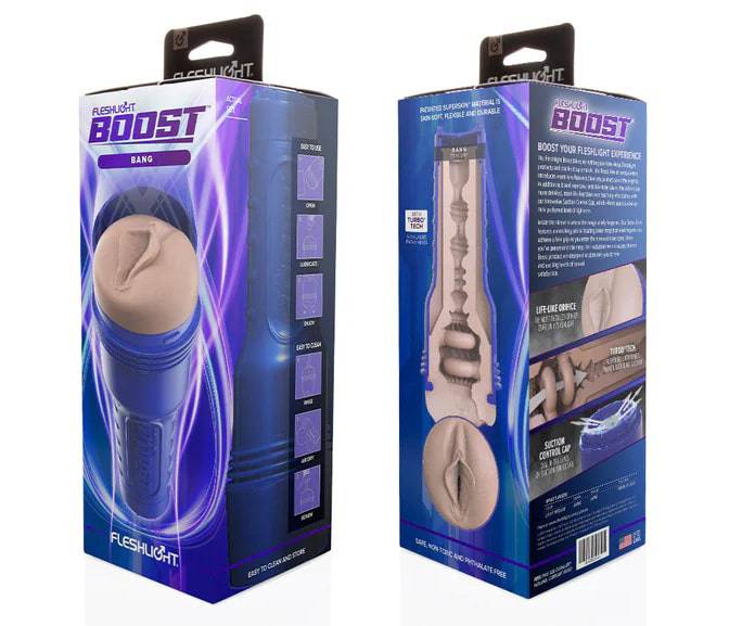 Fleshlight Boost Bang Maxturbator Vagina Xanh Siêu Mịn