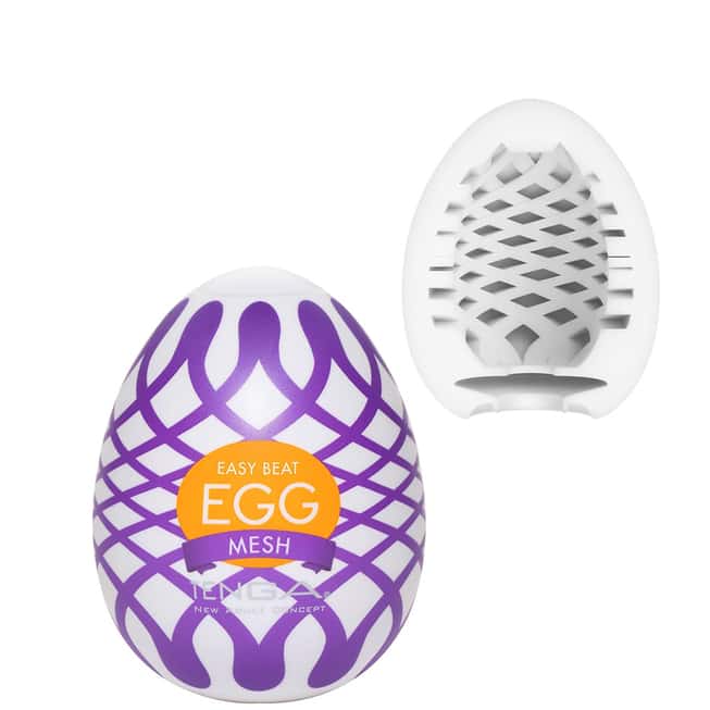 Tenga Egg Mesh Trắng Siêu nhỏ Kích thích mạnh