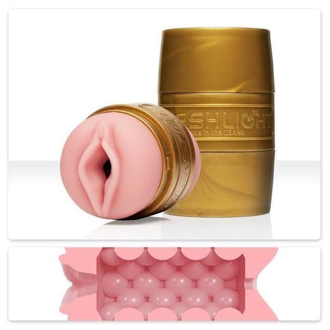 Fleshlight Quickshot Stamina Masturbator 2 Lỗ Vàng Kim