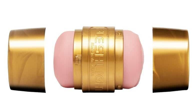Fleshlight Quickshot Stamina Masturbator 2 Lỗ Vàng Kim