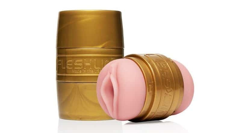 Fleshlight Quickshot Stamina Masturbator 2 Lỗ Vàng Kim