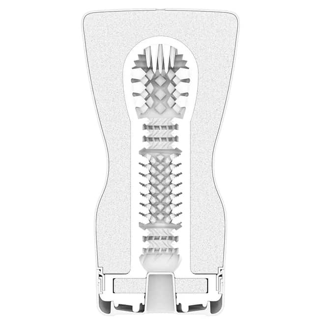 Masturbator Tenga Soft Case Strong đen TPE 15.5cm siết điều chỉnh