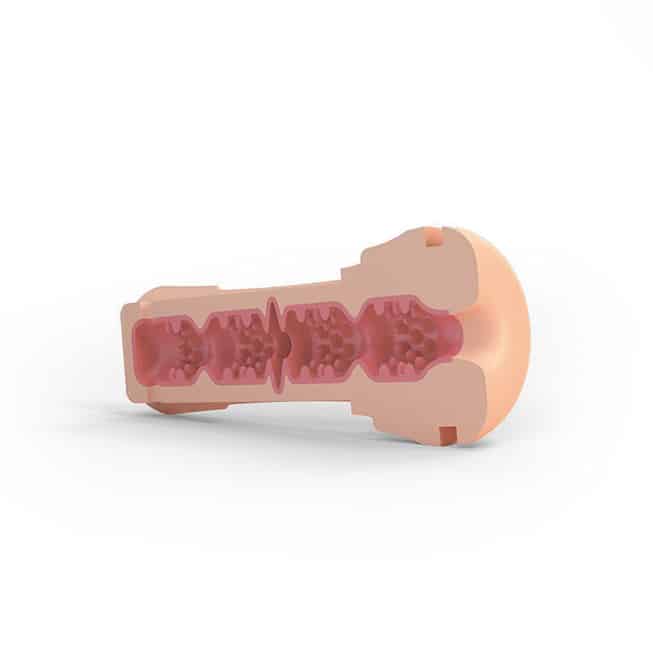 Mystim Oh Push Me Donut Đen TPE 8.4cm Thực Tế