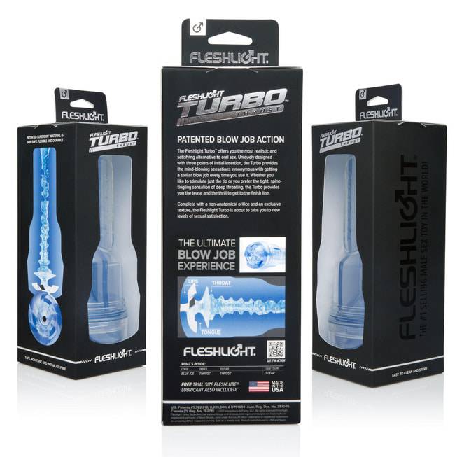 Fleshlight Turbo Thrust Blue Ice Siêu Mút Throat Deep