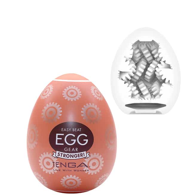 Tenga Egg Hard-Boiled Trứng Cứng Gear Siêu Chặt