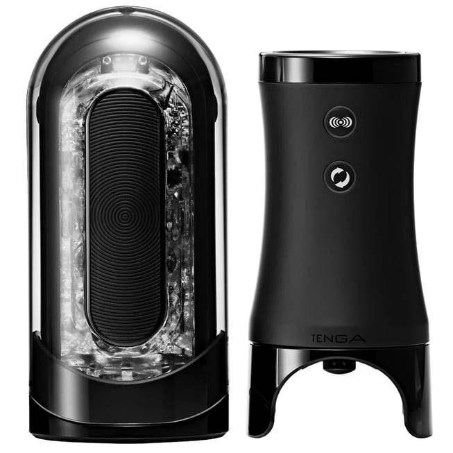 Tenga Flip Zero set vibrotation đen TPE cao cấp