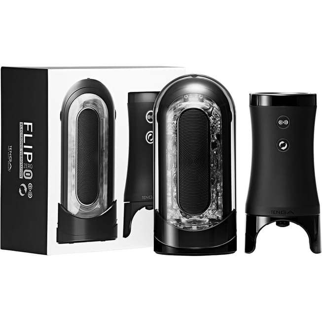 Tenga Flip Zero set vibrotation đen TPE cao cấp
