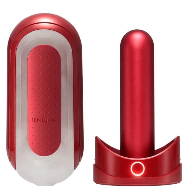 Bộ Tenga Flip Zero đỏ heater kích thích cực sướng