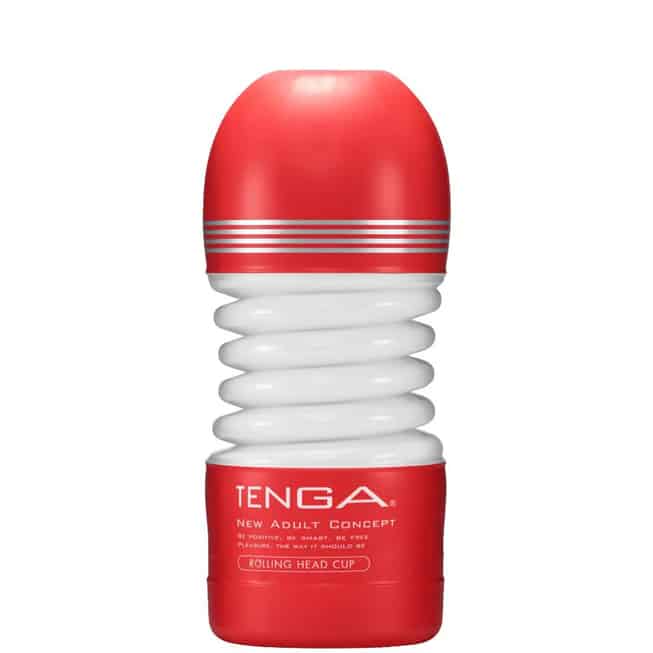 Tenga Rolling Head Cup Đỏ Nhật Bản Siêu Kích Thích Đầu Gối
