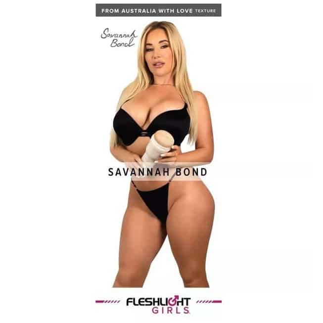 Fleshlight Savannah Bond Úc Yêu Thương 25cm Sao Nóng Bỏng