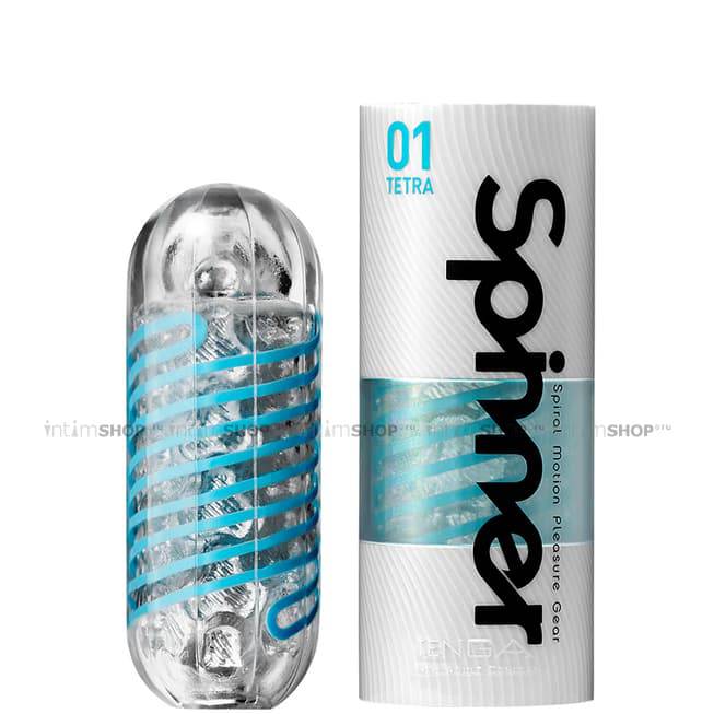 Tenga Spinner Tetra Xanh 13cm Xoáy Siêu Thú
