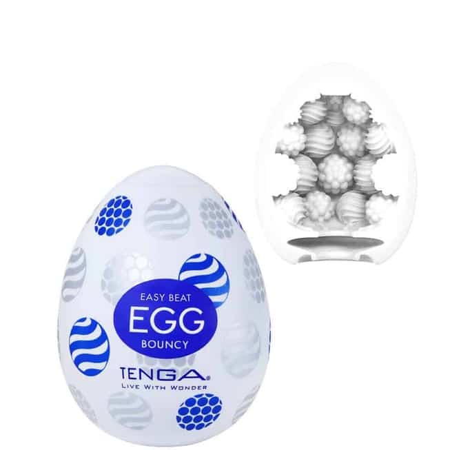 Tenga Egg Bouncy Masturbator Trắng Siêu Bật
