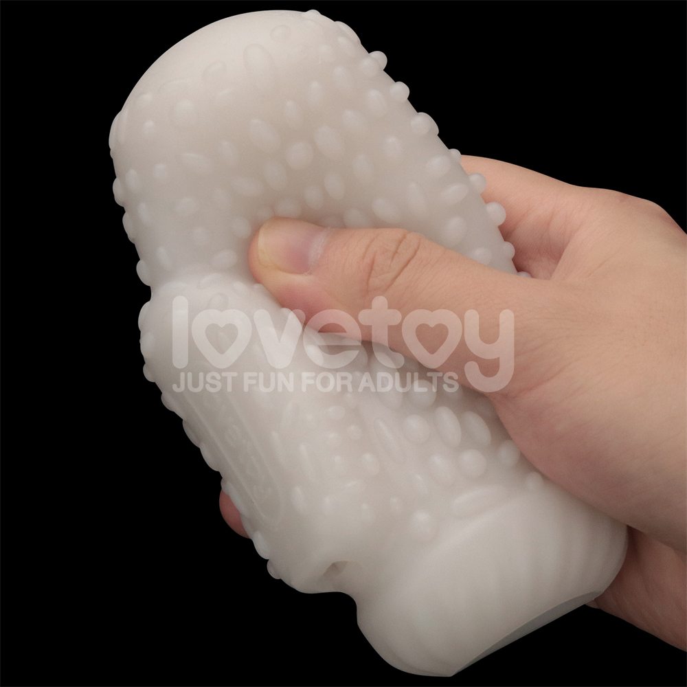 Lovetoy Knights bao dương vật rung mềm gân guốc