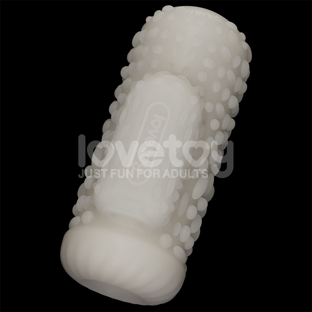 Lovetoy Knights Bao Dương Vật Rung Gân Guốc Mềm