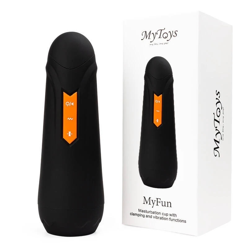 MyToys MyFun Pro Máy Quay Đen 28cm Hút Rung Mạnh