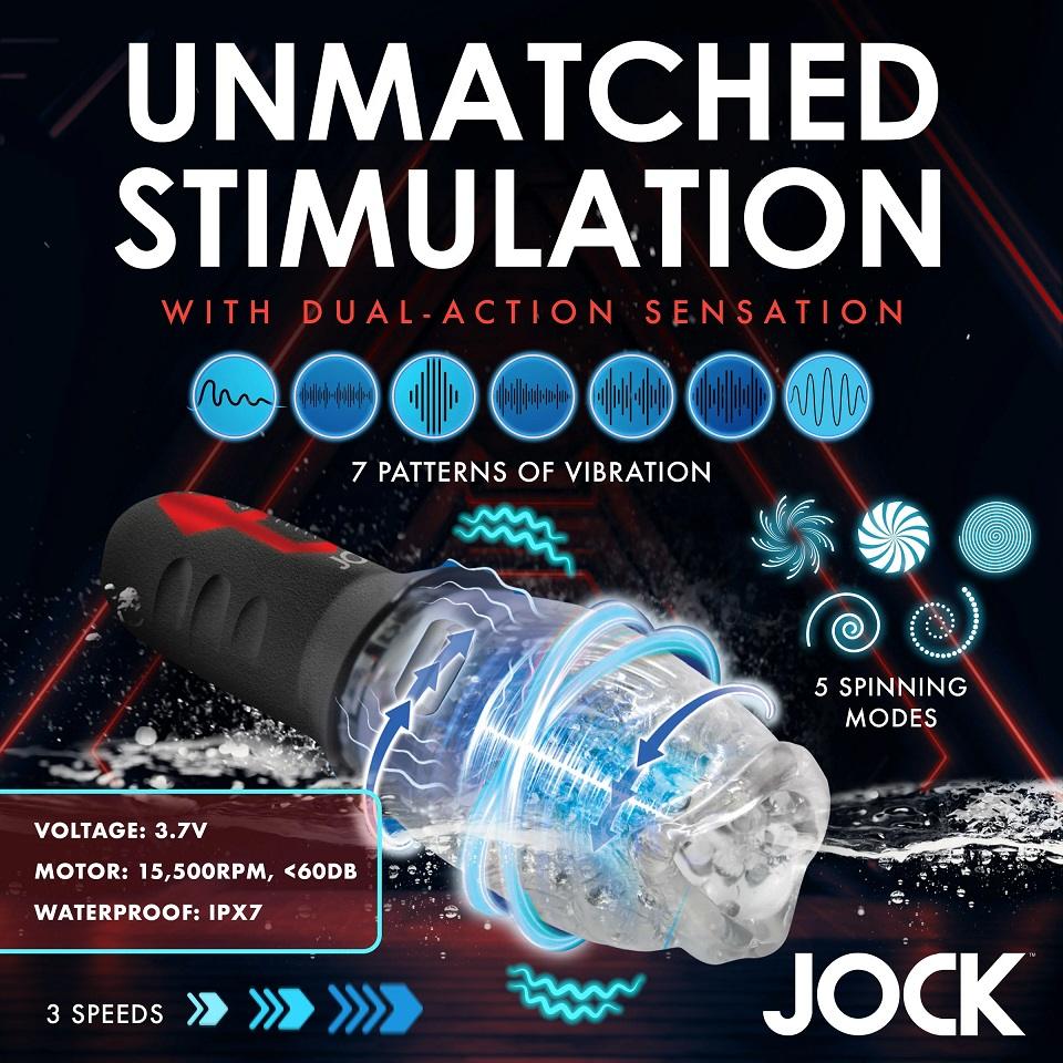 Jock Black Oral Cup Xoay Rung Thật Thỏa Mãn Đỉnh