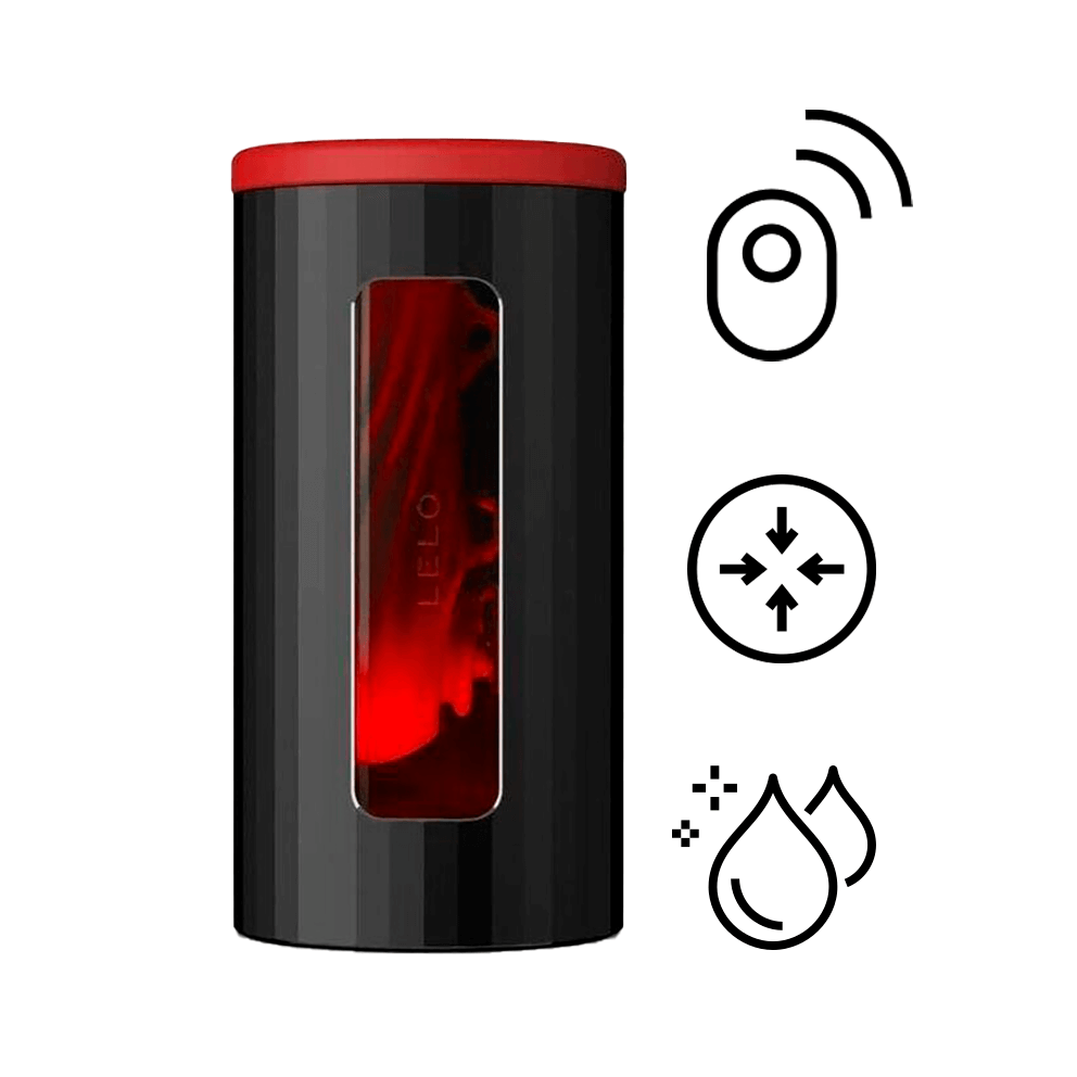 Lelo F1S V2A Máy Bay Cup Đỏ Âm Sóng Thổi