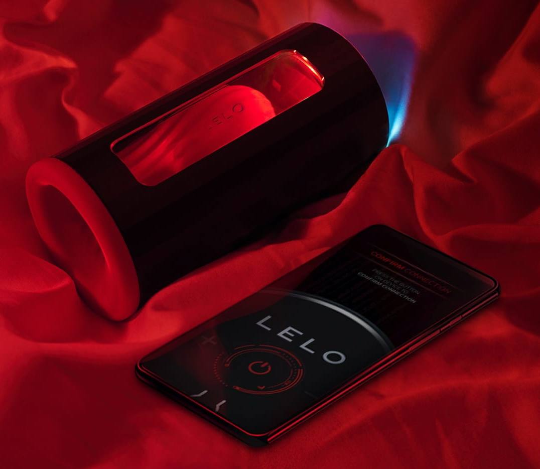 Lelo F1S V2A Máy Bay Cup Đỏ Âm Sóng Thổi