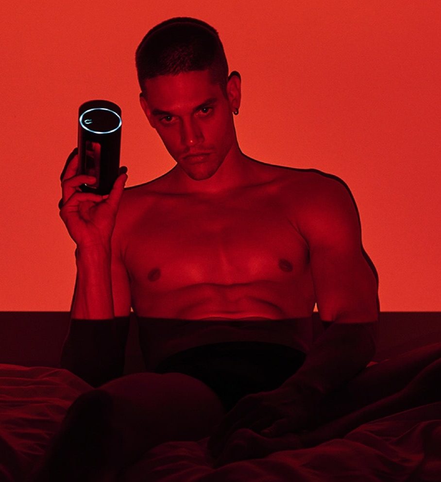 Lelo F1S V2A Máy Bay Cup Đỏ Âm Sóng Thổi