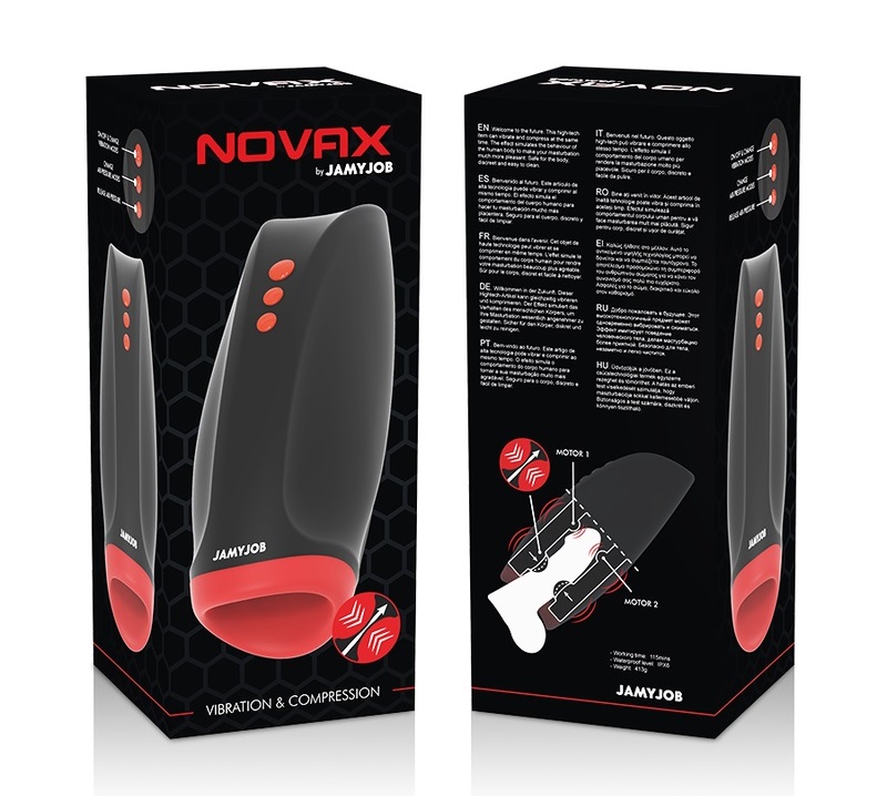 Jamyjob Novax Rung TPE Đen 19.7cm Tây Ban Nha Đỉnh