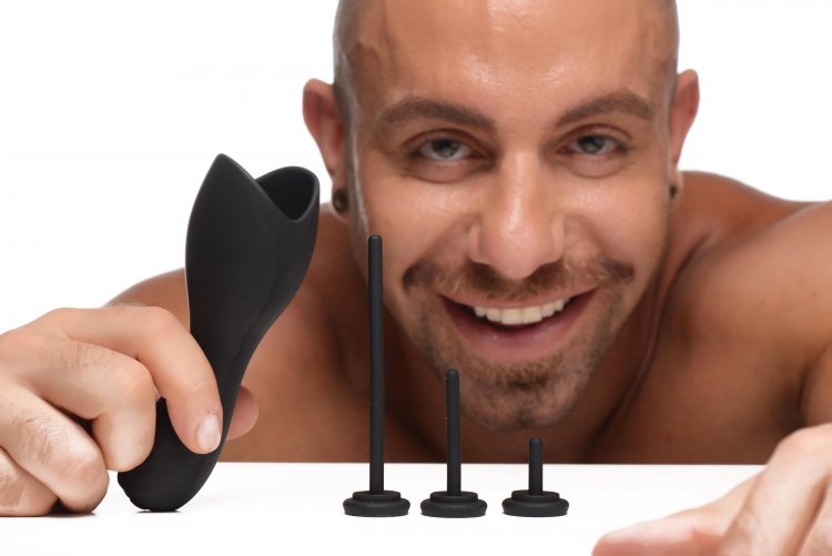 Trinity Vibes Glans Urethral Rung Đen Siêu Mạnh Nam Sướng