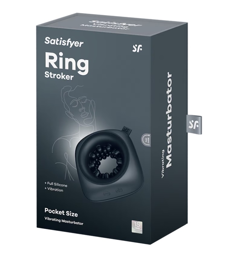 Satisfyer Ring Black 9cm Rung Thỏa Mãn Đôi