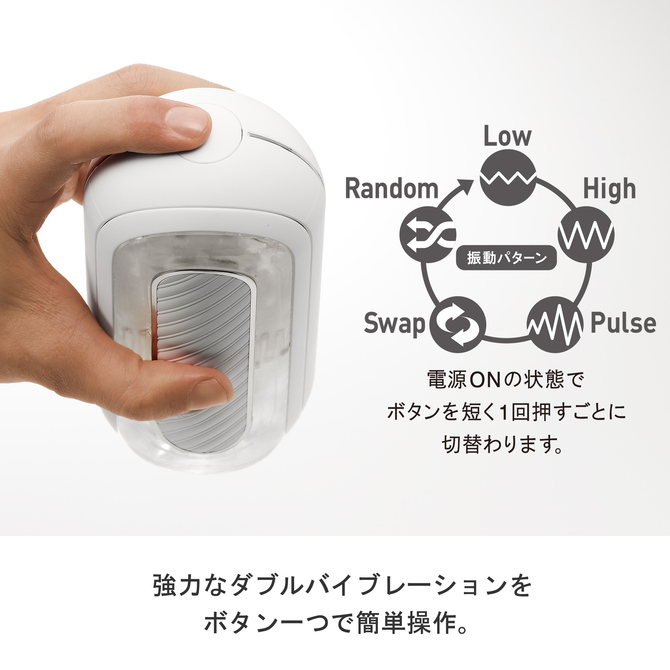 Tenga Flip Zero Gravity Trắng - Dao Động Thực Tế
