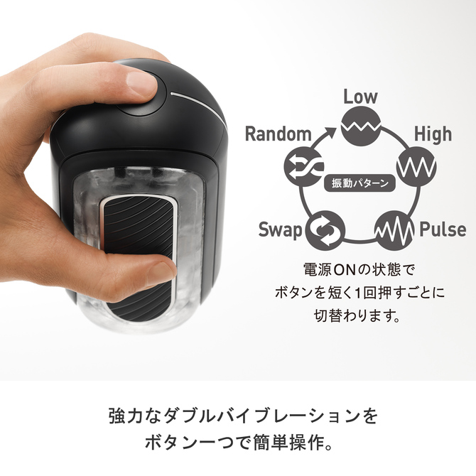 Tenga Flip Zero Gravity Rung Đen Siêu Mạnh