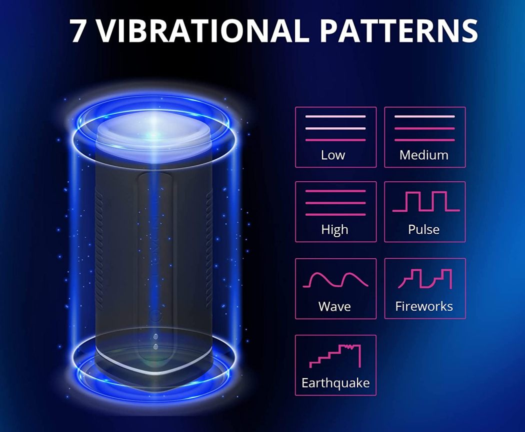 Lovense Calor Masturbator Siêu Mềm Nóng 15.3cm App