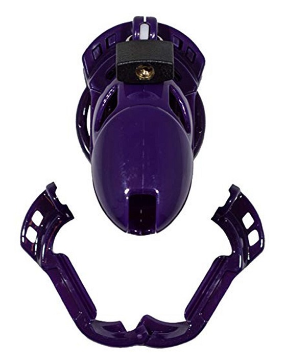 Locked in Lust Vice chastity lock tím nam khóa