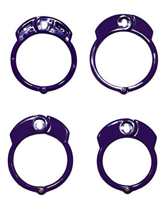 Locked in Lust Vice chastity lock tím nam khóa