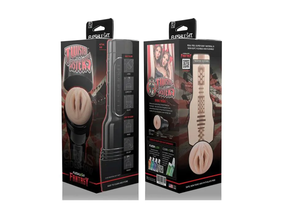 Twisted Sisters Fleshlight Siêu Siết Chặt Thực Tế Đỉnh Cao