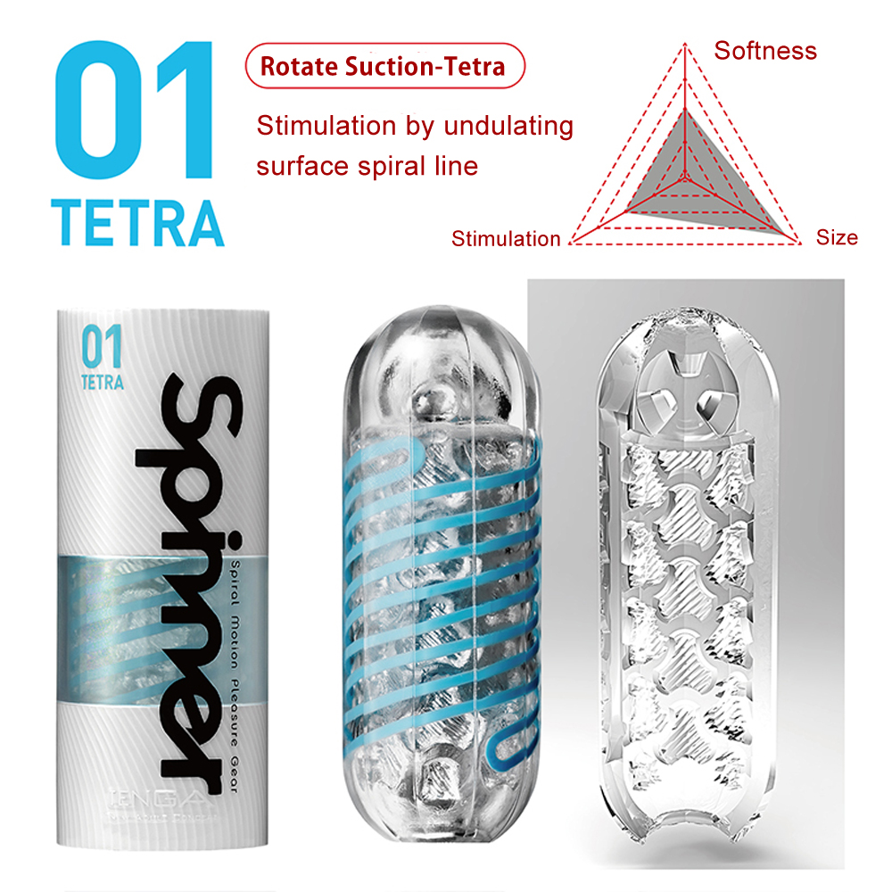 TENGA SPINNER Xoáy 6 Kiểu Cốc Nam Mạnh Siêu Thực