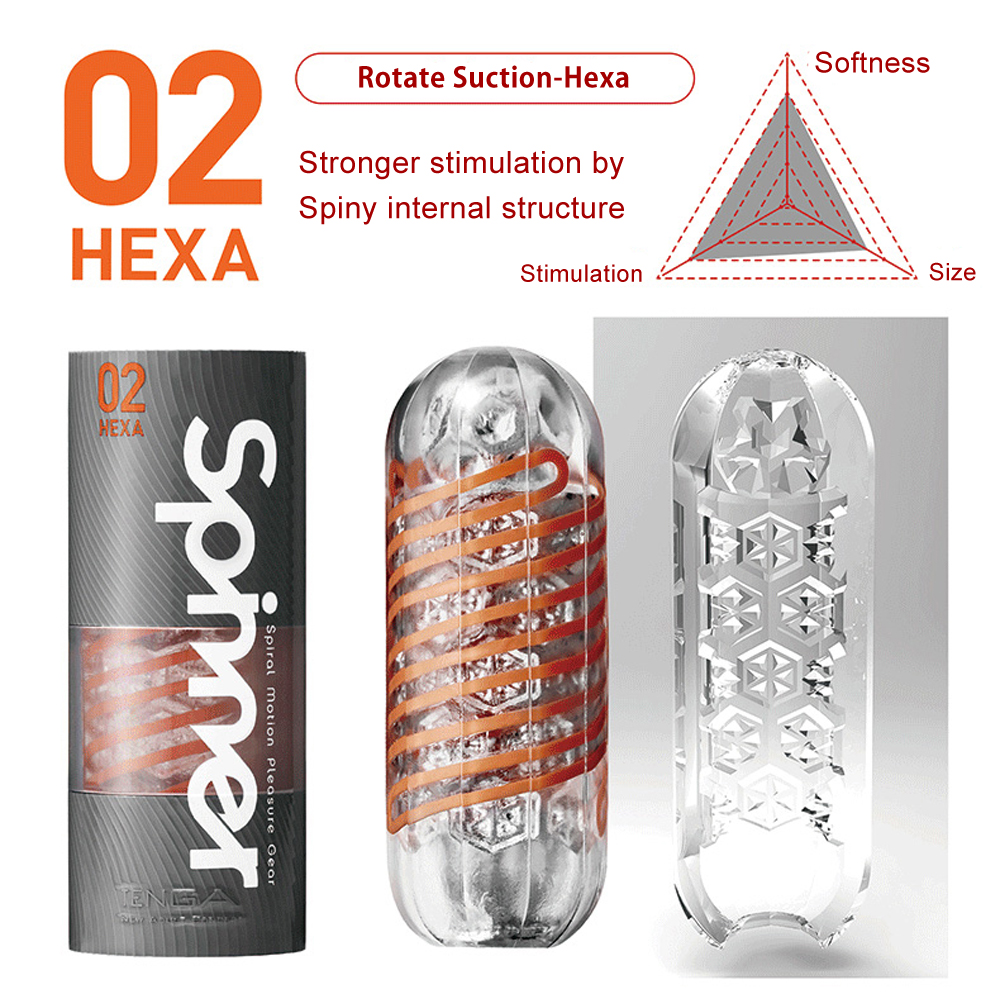 TENGA SPINNER Xoáy 6 Kiểu Cốc Nam Mạnh Siêu Thực
