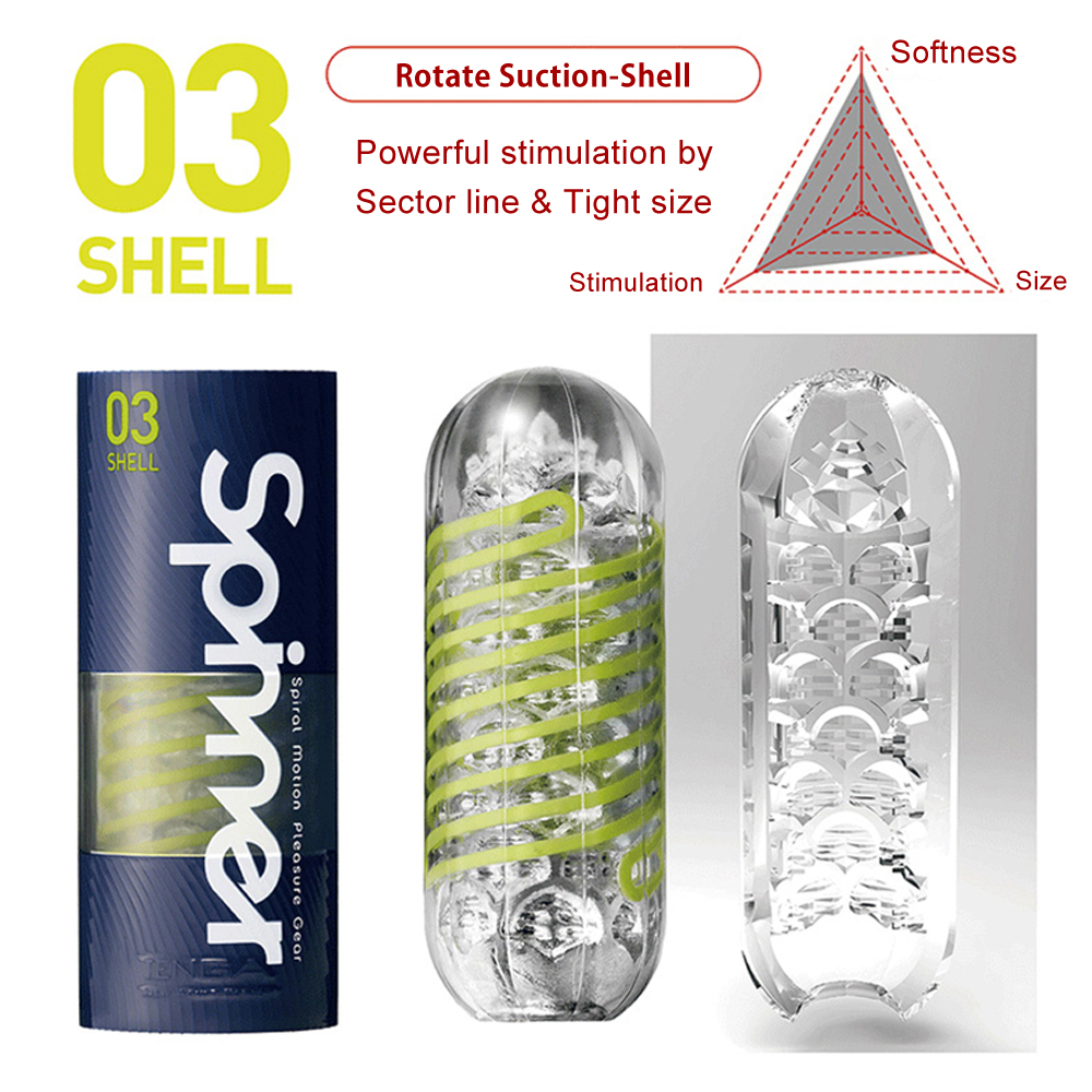 TENGA SPINNER Xoáy 6 Kiểu Cốc Nam Mạnh Siêu Thực