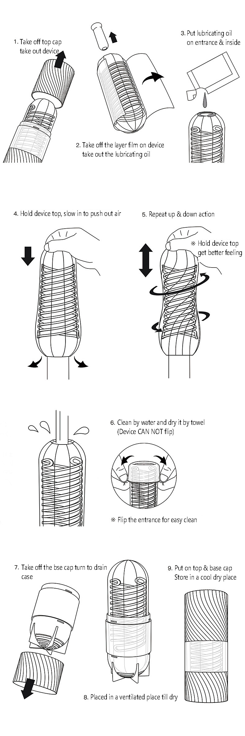 TENGA SPINNER Xoáy 6 Kiểu Cốc Nam Mạnh Siêu Thực