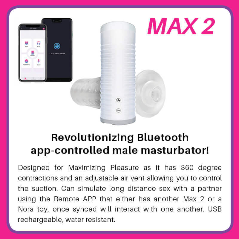 Lovense MAX 2 Máy Nam App 360° Kích Thích Hiện Đại